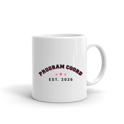 Program Coord Varsity Arch mug preview