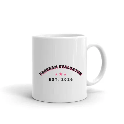 Program Evaluator Varsity Arch mug preview