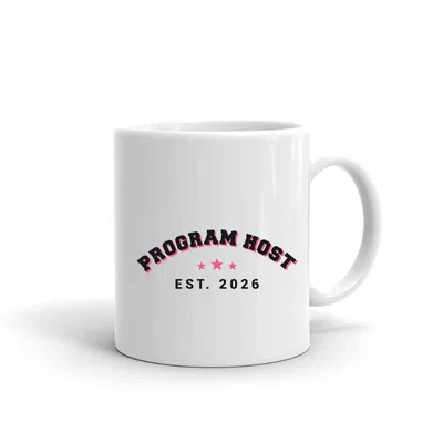 Program Host Varsity Arch mug preview