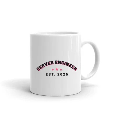 Server Engineer Varsity Arch mug preview