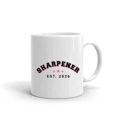 Sharpener Varsity Arch mug preview