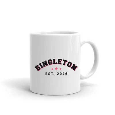 Singleton Varsity Arch mug preview