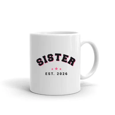 Sister Varsity Arch mug preview