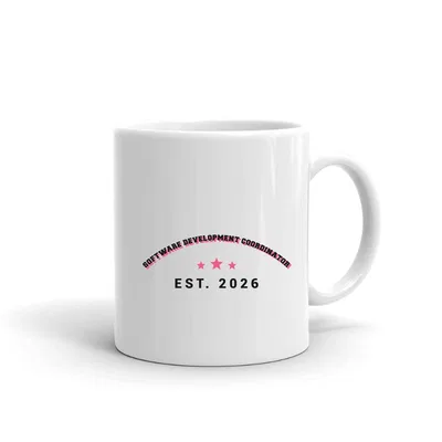 Software Development Coordinator Varsity Arch mug preview