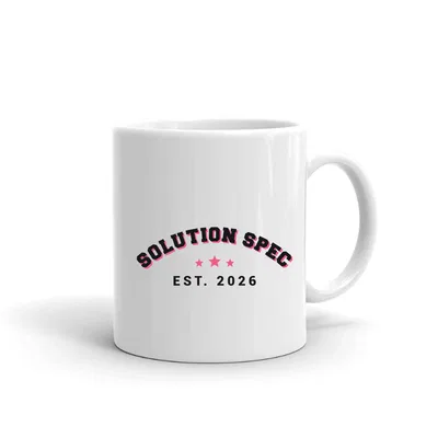 Solution Spec Varsity Arch mug preview