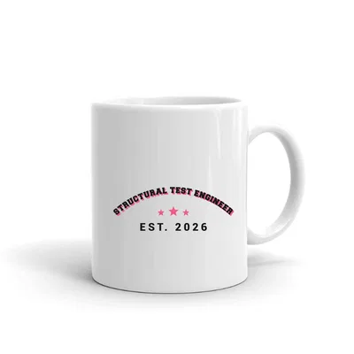 Structural Test Engineer Varsity Arch mug preview