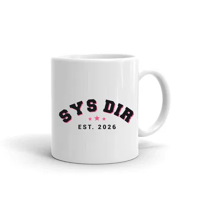 Sys Dir Varsity Arch mug preview