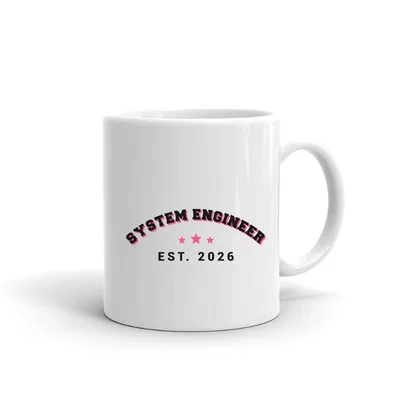 System Engineer Varsity Arch mug preview