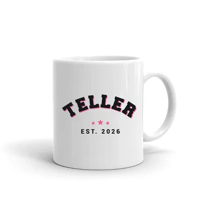 Teller Varsity Arch mug preview