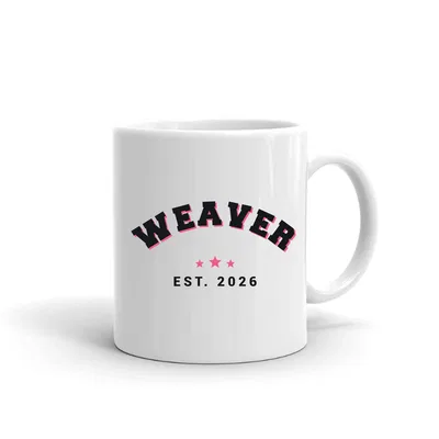Weaver Varsity Arch mug preview