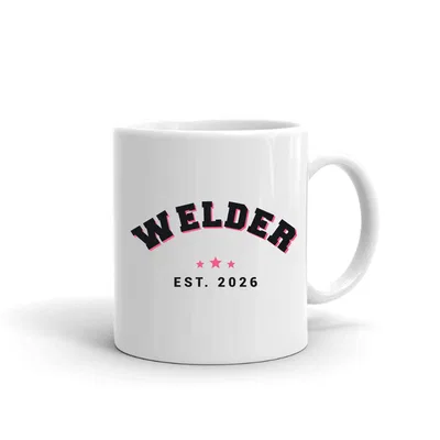 Welder Varsity Arch mug preview