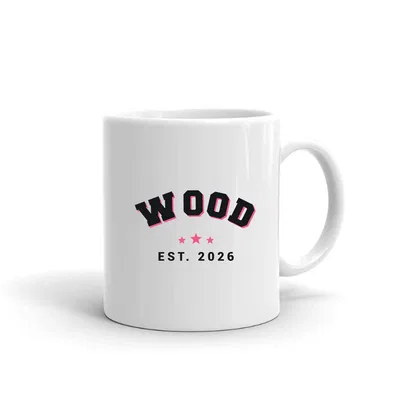 Wood Varsity Arch mug preview