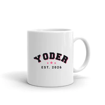 Yoder Varsity Arch mug preview