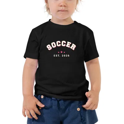 Soccer Varsity Arch kids dark tee preview