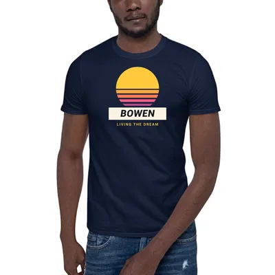 Bowen Retro Sunset dark tee preview