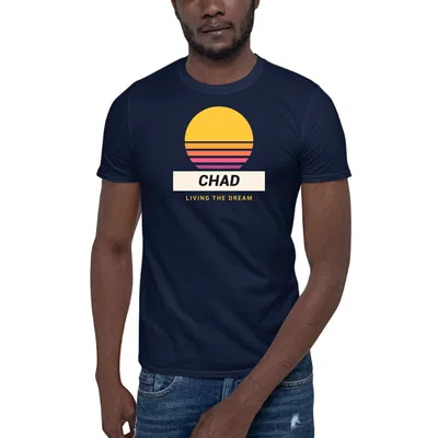 Chad Retro Sunset dark tee preview
