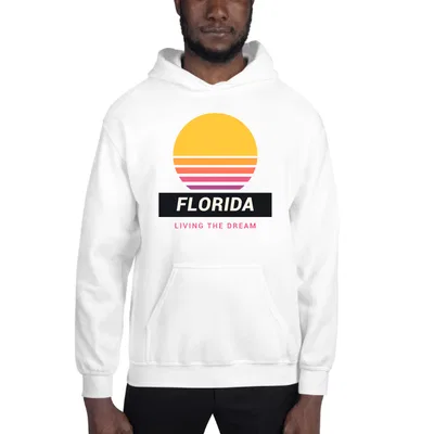 Florida Retro Sunset hoodie preview