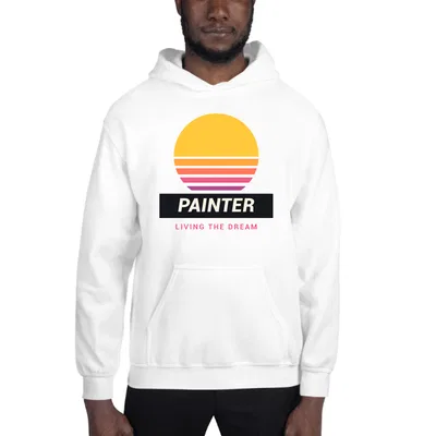 Painter Retro Sunset hoodie preview