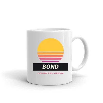 Bond Retro Sunset mug preview
