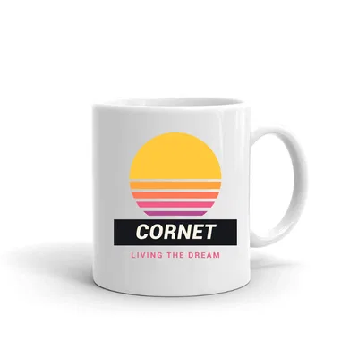Cornet Retro Sunset mug preview