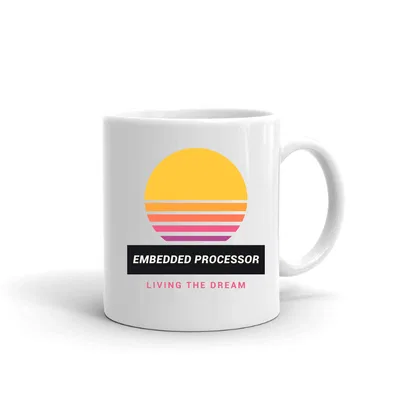 Embedded Processor Retro Sunset mug preview