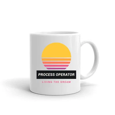Process Operator Retro Sunset mug preview
