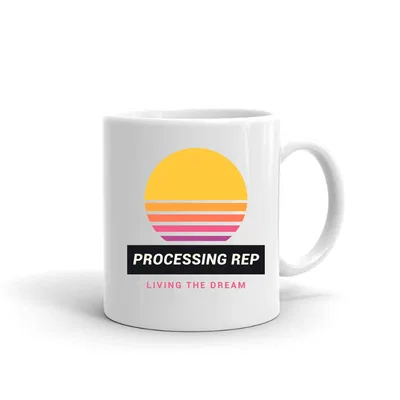 Processing Rep Retro Sunset mug preview