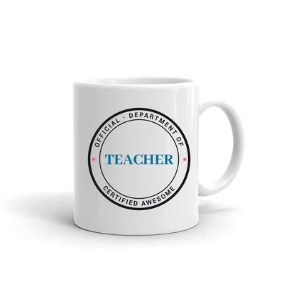 Official Department of Teacher Seal mug preview