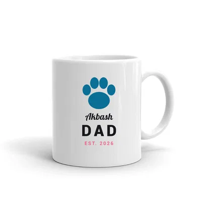Akbash Dad Paw mug preview