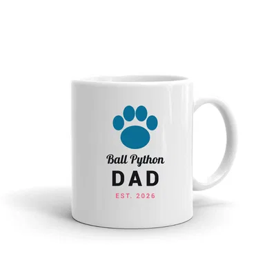Ball Python Dad Paw mug preview