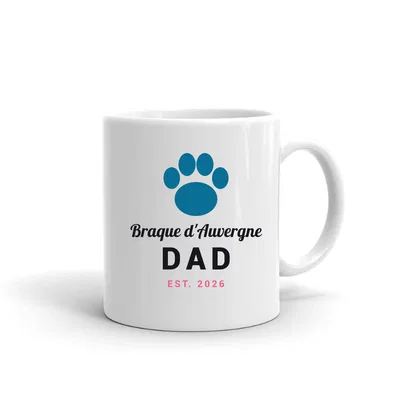 Braque d'Auvergne Dad Paw mug preview