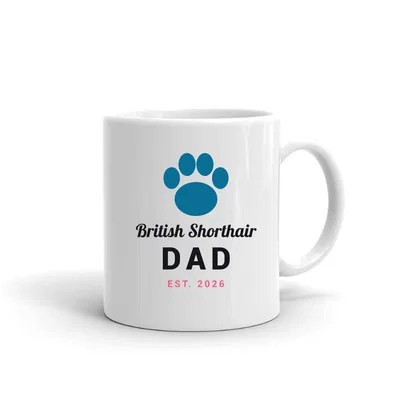 British Shorthair Dad Paw mug preview