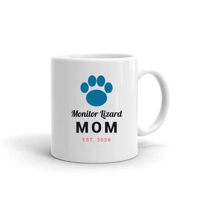 Monitor Lizard Mom Paw mug preview