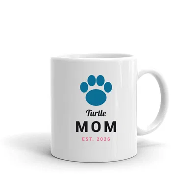 Turtle Mom Paw mug preview