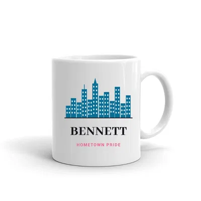 Bennett City Skyline mug preview