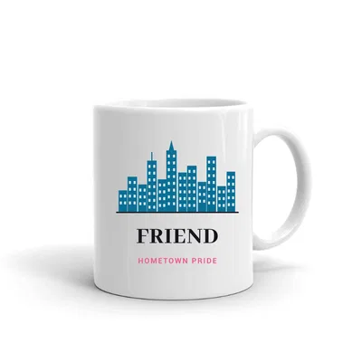 Friend City Skyline mug preview