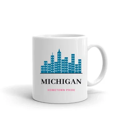 Michigan City Skyline mug preview
