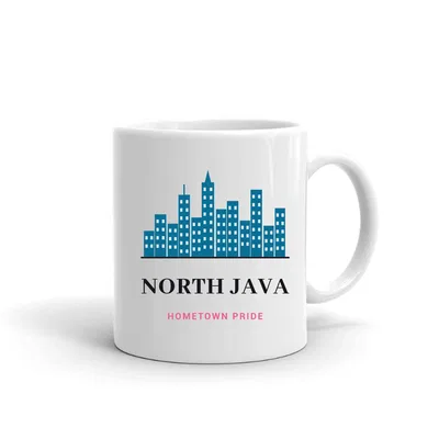 North Java City Skyline mug preview