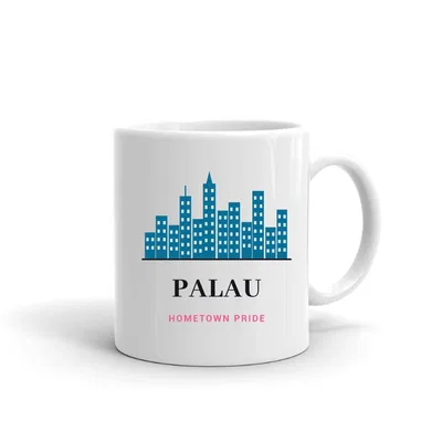 Palau City Skyline mug preview