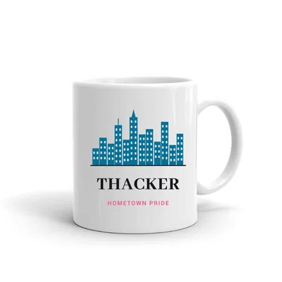 Thacker City Skyline mug preview