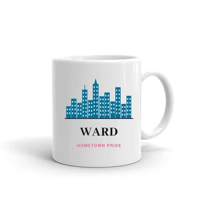 Ward City Skyline mug preview