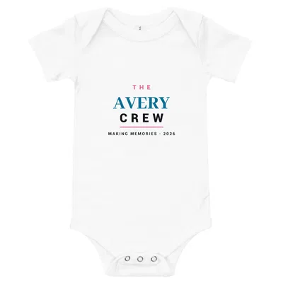 The Avery Crew onesie preview