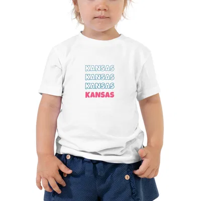 Kansas Echo Stack kids tee preview