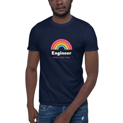 Engineer Groovy Rainbow dark tee preview