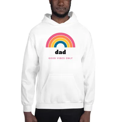 Dad Groovy Rainbow hoodie preview