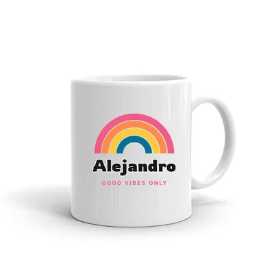 Alejandro Groovy Rainbow mug preview