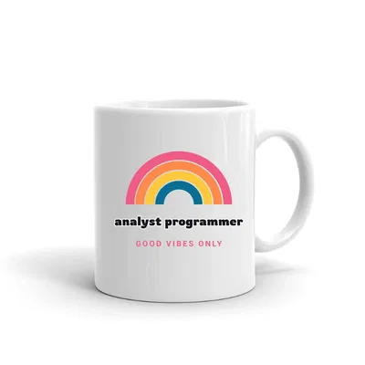Analyst Programmer Groovy Rainbow mug preview
