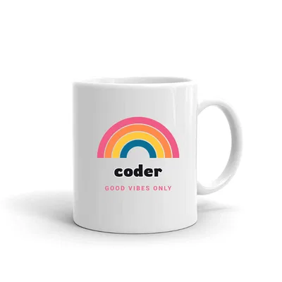 Coder Groovy Rainbow mug preview