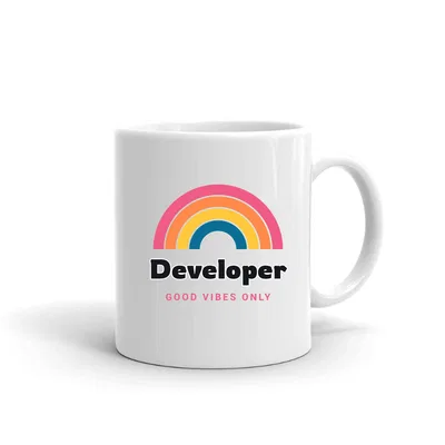 Developer Groovy Rainbow mug preview