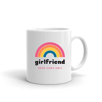 Girlfriend Groovy Rainbow mug preview